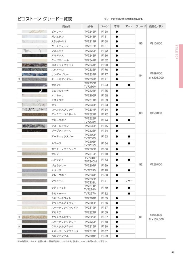関ケ原石材 建材カタログ 2024｜関ヶ原石材株式会社
